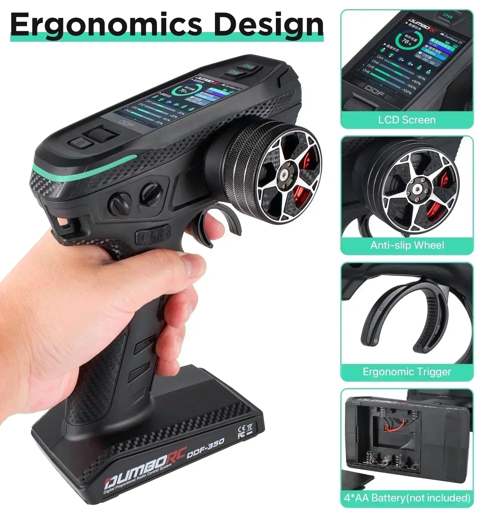 DUMBORC DDF-350 10CH RC Pilot  – Drone Racing Receiver recenzja i cena