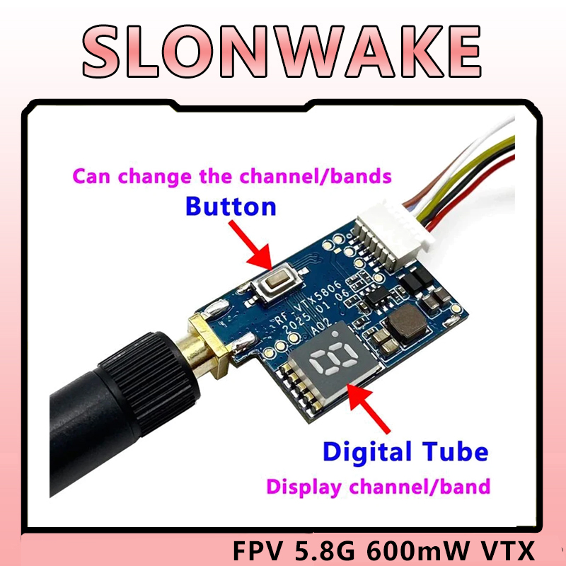 SLONWAKE 5.8G TS5823 PRO Mini  – Drone Racing Transmitter recenzja i cena
